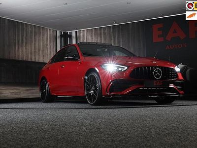 Rood Occasion 2024 Mercedes C300e AMG Sedan | € 61.950