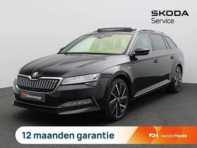 Occasion Skoda Superb LAURIN & KLEMENT 218 PK (160 kW) 2022 Zwart Stationwagen