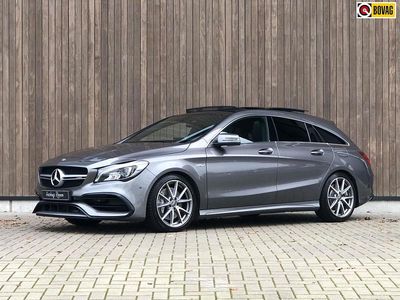 Occasion Mercedes CLA45 AMG AMG 381 PK (280 kW) 2017 Grijs, metallic lak Stationwagen