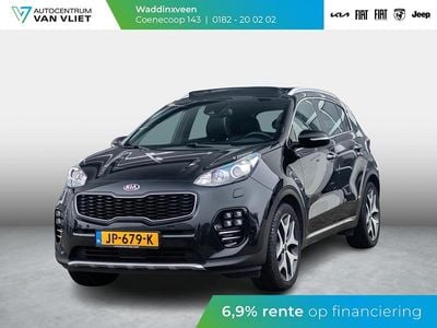 Zwart Occasion 2016 Kia Sportage GT-Line SUV | € 18.590 (Duur)