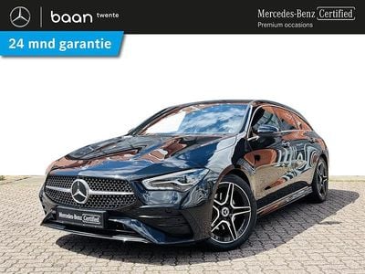 Zwart Occasion 2024 Mercedes CLA180 Shooting Brake AMG line Stationwagen | € 36.900 (Goede deal)