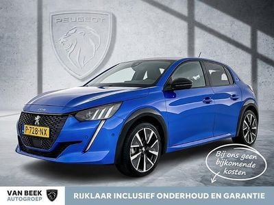 Blauw (metallic) Gebruikt 2022 Peugeot e-208 GT Hatchback | € 19.890 (Eerlijke prijs)