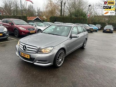 tweedehands Mercedes 180 C-KLASSE EstateAvantgarde half leer , automaat , navigatie , pdc