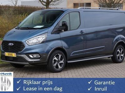 tweedehands Ford Transit Custom 300L Active 130PK Airco, Apple CP/Android Auto / Camera, 17"LM!! NR. 341