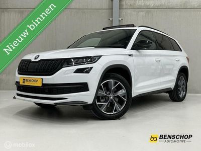 tweedehands Skoda Kodiaq 1.5 TSI Sportline 7p. Panodak Virtual Navi Carplay LED Alcantara Keyles