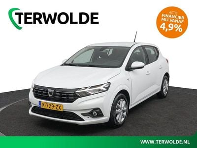 Wit Occasion 2021 Dacia Sandero Comfort Hatchback | € 13.340 (Eerlijke prijs)