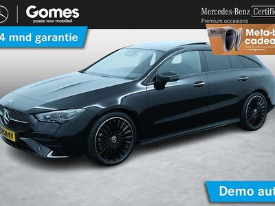 Zwart Gebruikt 2024 Mercedes CLA200 Shooting Brake AMG line Stationwagen | € 39.950