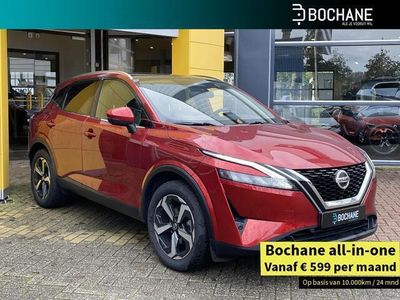 tweedehands Nissan Qashqai 1.3 MHEV 158 N-Connecta Cruise / Clima / Navigatie / Full LED / 360 Camera / PDC / Panodak