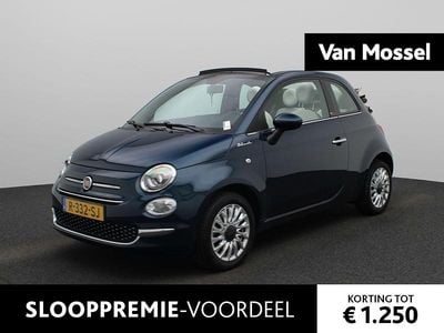 Occasion Fiat 500C Dolcevita 69 PK (50 kW) 2022 Blauw Cabriolet