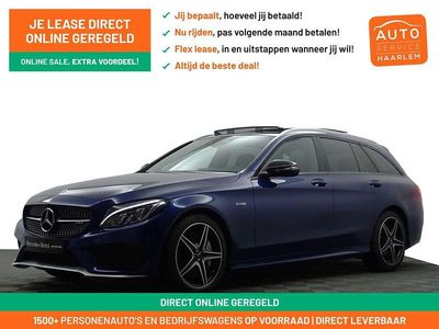 Occasion Mercedes C43 AMG Premium 368 PK (270 kW) 2017 Blauw Stationwagen