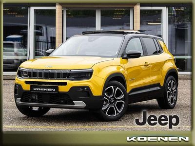 Geel Nieuw 2025 Jeep Avenger Summit SUV | € 37.995 (Eerlijke prijs)
