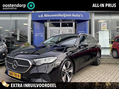 Occasion Mercedes E300 Luxury 204 PK (150 kW) 2023 Zwart Stationwagen