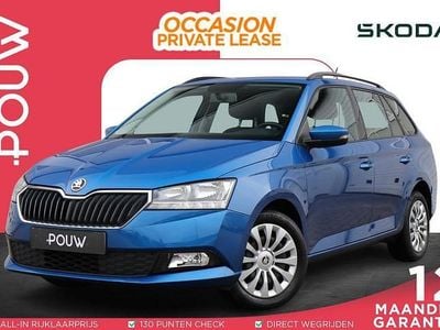 Blauw Gebruikt 2021 Skoda Fabia Ambition Stationwagen | € 15.400 (Eerlijke prijs)