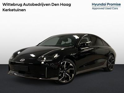tweedehands Hyundai Ioniq 6 Connect 77 kWh Volledig Elektrisch met 20 Inch Lichtmetalen velgen, Navigatie en Stoelverwarming Direct leverbaar!