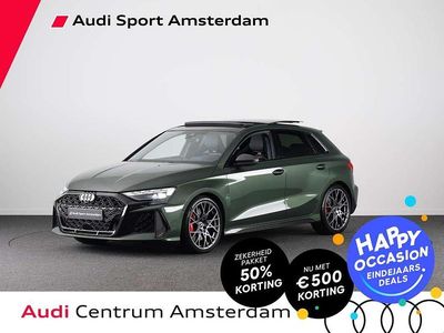 Groen, metallic lak Gebruikt 2025 Audi RS3 Sportback S-Line Hatchback | € 109.749
