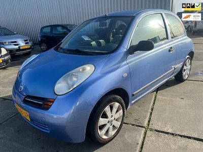 Occasion Nissan Micra Visia 65 PK (47 kW) 2003 Blauw, metallic lak Hatchback