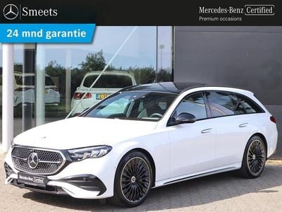 Wit, metallic lak Gebruikt 2024 Mercedes E300 AMG line Stationwagen | € 59.888 (Duur)