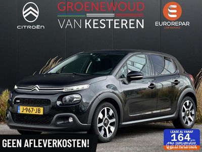 Zwart Gebruikt 2017 Citroën C3 PureTech Hatchback | € 9.990 (Iets duurder)