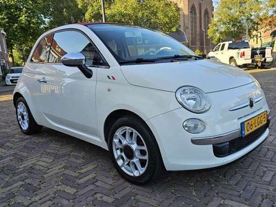 Wit Gebruikt 2010 Fiat 500 Lounge Cabriolet | € 7.500 (Duur)