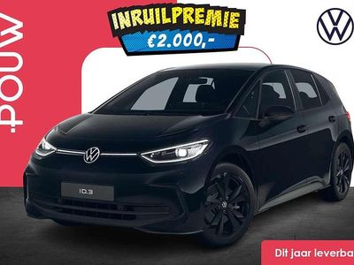 Zwart Nieuw 2025 VW ID.3 Pro Hatchback | € 38.550 (Eerlijke prijs)