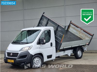 tweedehands Fiat Ducato 150PK Euro6 3 zijdige Kipper Trekhaak Airco Tipper Benne Airco Trekhaak