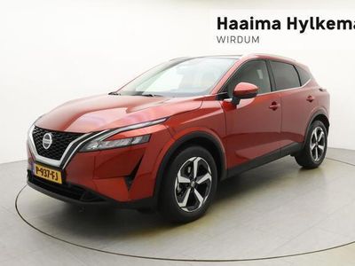 tweedehands Nissan Qashqai 1.3 Mild-Hybrid N-Connecta 158 PK | Panoramadak | Dakrails | Keyless | Navigatie | Lichtmetalen velgen | Getint glas