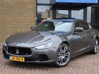 tweedehands Maserati Ghibli 3.0 S Q4 SCHUIFDAK-LEER-NAVI-STOELVERW/VERKOELING-