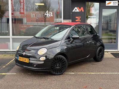 Zwart Occasion 2012 Fiat 500C Lounge Cabriolet | € 6.950 (Eerlijke prijs)