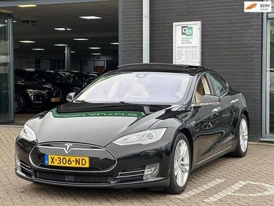 Zwart Gebruikt 2015 Tesla Model S Hatchback | € 14.495 (Super prijs)