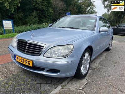 Blauw Occasion 2002 Mercedes S350 Sedan | € 6.950