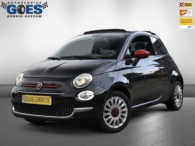 Zwart Occasion 2022 Fiat 500 Red Cabriolet | € 13.840 (Goede deal)