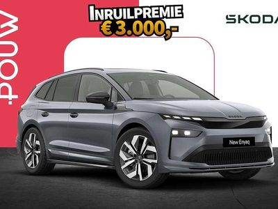 Wit Nieuw 2025 Skoda Enyaq iV Business Line SUV | € 57.250 (Iets duurder)