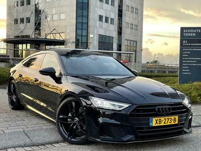 Zwart Gebruikt 2018 Audi A7 Sportback S-Line Hatchback | € 62.500
