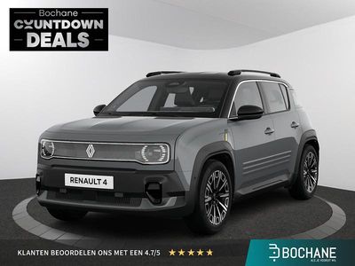 Blanc glacier + dakkleur noir étoilé (wit metallic) Nieuw 2025 Renault R4 Iconic SUV | € 36.240 (Eerlijke prijs)