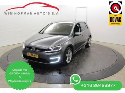 tweedehands VW e-Golf Camera Dynaudio Virtual Disc Pro Navi Keyless Adap