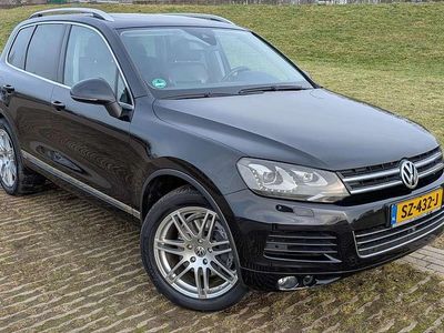 Zwart Occasion 2010 VW Touareg Highline SUV | € 18.350