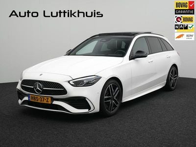 Wit Gebruikt 2021 Mercedes C200 AMG line Stationwagen | € 36.250 (Eerlijke prijs)