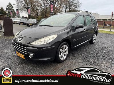 Zwart Gebruikt 2007 Peugeot 307 Stationwagen | € 3.250 (Duur)