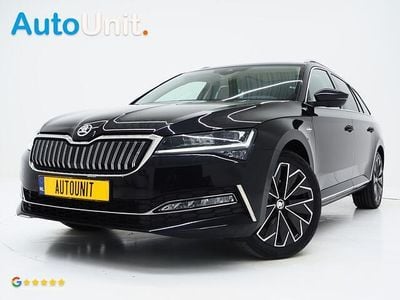 Occasion Skoda Superb LAURIN & KLEMENT 218 PK (160 kW) 2022 Zwart (metallic) Stationwagen