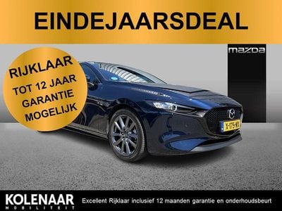 Deep crystal blue Gebruikt 2024 Mazda 3 Exclusive-Line Hatchback | € 25.895 (Goede deal)