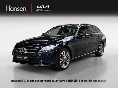 Occasion Mercedes C300e Avantgarde 320 PK (235 kW) 2020 Blauw Stationwagen