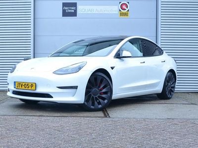 Wit Occasion 2026 Tesla Model 3 Performance Sedan | € 34.999 (Super prijs)