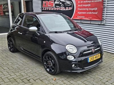 Zwart (metallic) Occasion 2015 Fiat 500S Sport Hatchback | € 7.995 (Eerlijke prijs)