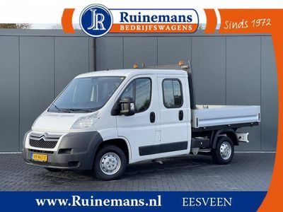 tweedehands Citroën Jumper 2.2 HDI 131 PK / !! RIJKLAAR !! / PICK UP / DUBBEL CABINE / 1e EIGENAAR / TREKHAAK / 7 PERSOONS DUBBELE CABINE / 2.500 KG AHG