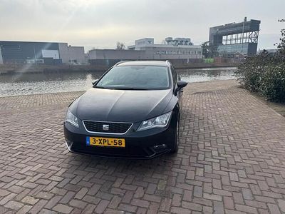 Occasion Seat Leon ST Ecomotive 110 PK (80 kW) 2014 Zwart Stationwagen