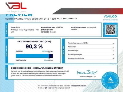 Occasion BMW 330e Executive 292 PK (214 kW) 2021 Grijs Sedan