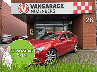 tweedehands Mazda 6 Sportbreak 2.0 HP GT-M // CAMERA+SENSOREN // NAVI // STUUR+STOELVERWARMING // LEDER // ELEK. STOELEN //