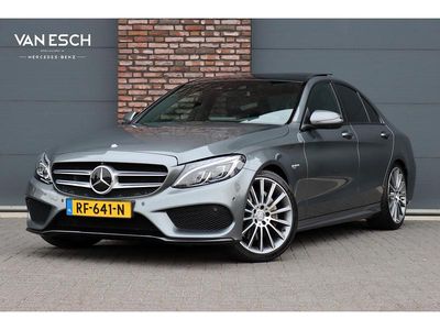 Grijs Occasion 2018 Mercedes C400 AMG line Sedan | € 28.500