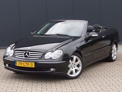 Zwart Occasion 2003 Mercedes CLK200 Avantgarde Cabriolet | € 5.450 (Super prijs)