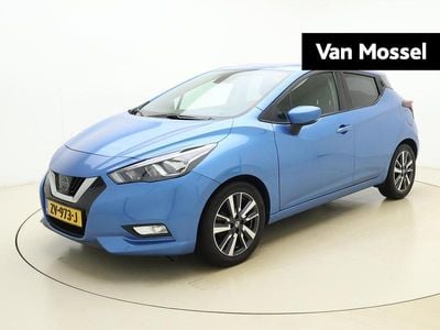 Occasion Nissan Micra N-Connecta 101 PK (74 kW) 2019 Blauw Hatchback